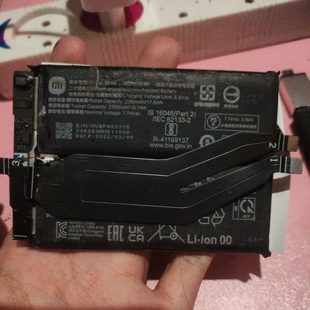 baterai Poco f4 gt original second (bekas)