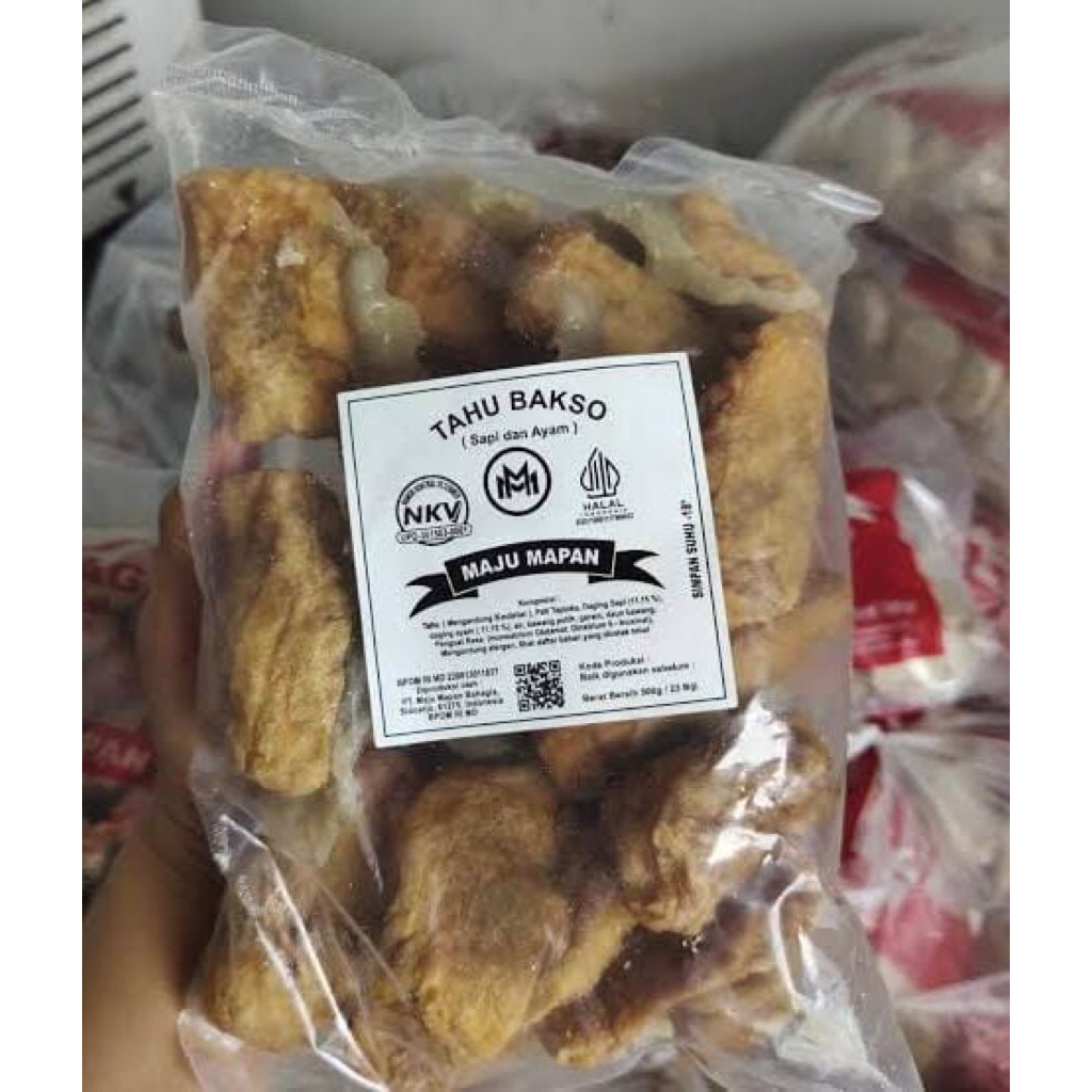 TAHU BAKSO MAJU MAPAN 500 Gr