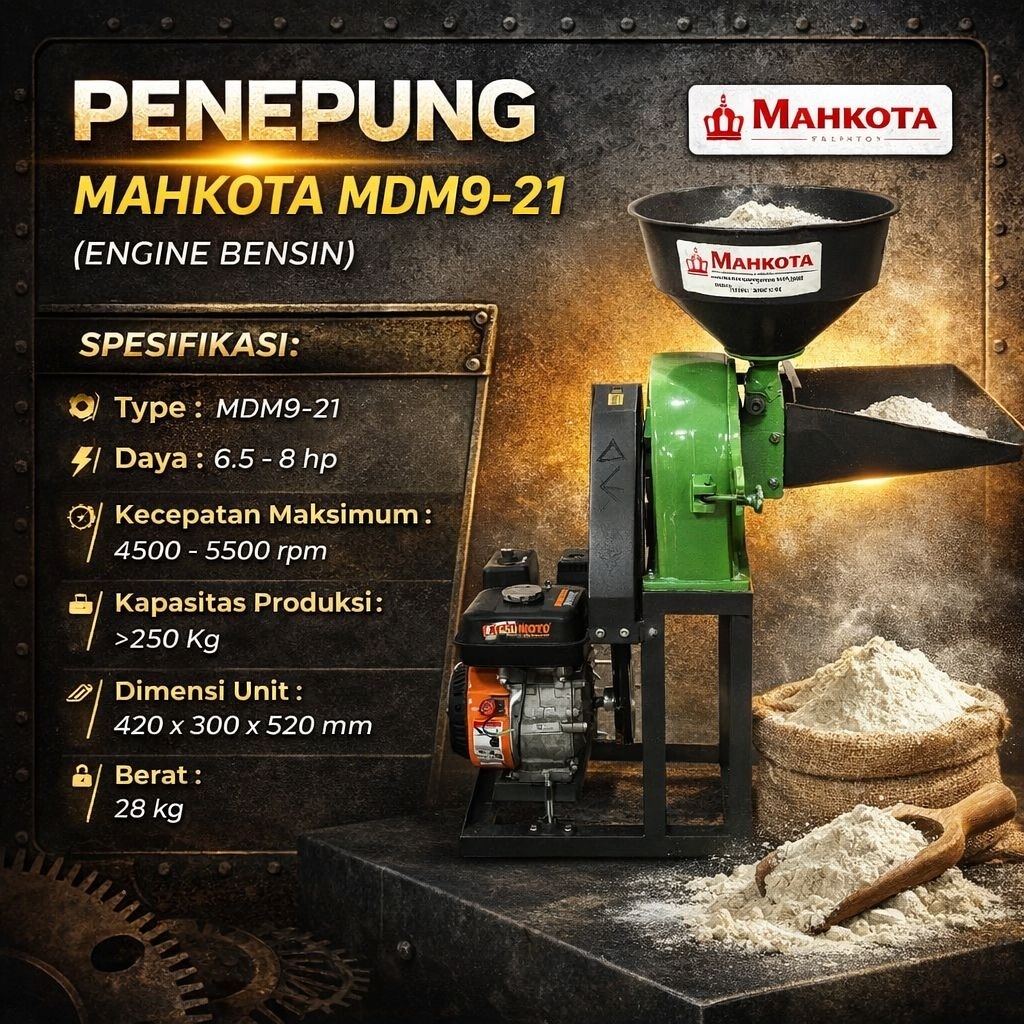 mesin giling kopi tepung serbaguna mahkota mdm 921