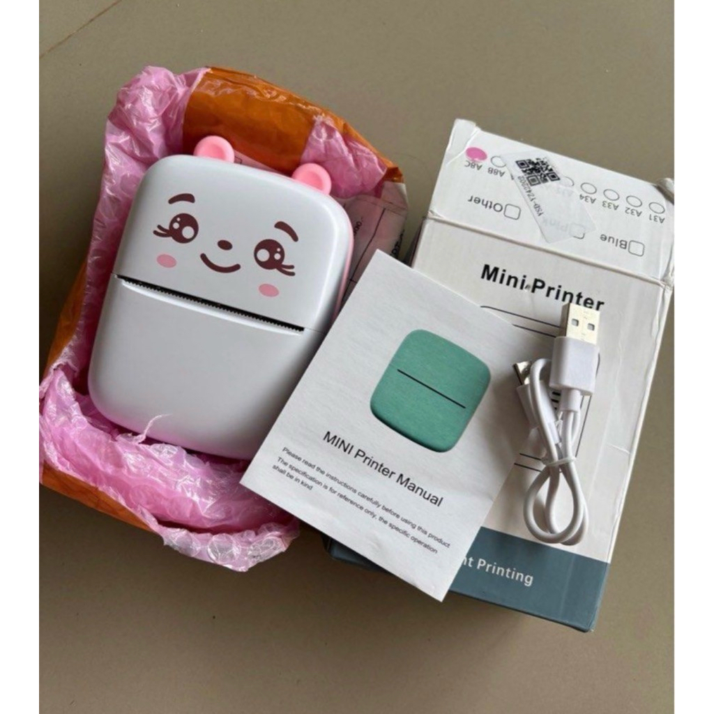 Printer Thermal Mini Portable dengan Teknologi Bluetooth Tanpa Tinta