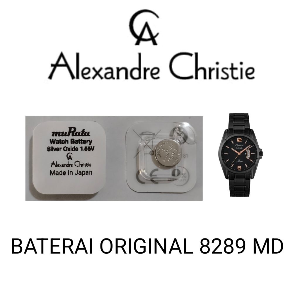 Baterai Alexandre Christie original 8289MD