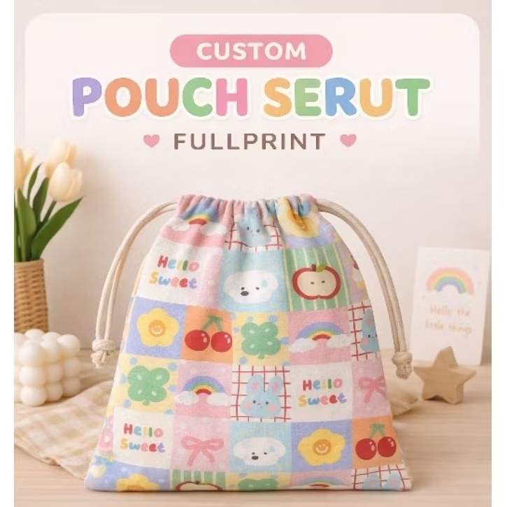 POUCH SERUT CUSTOM FULLPRINT | POUCH SERUT SOUVENIR