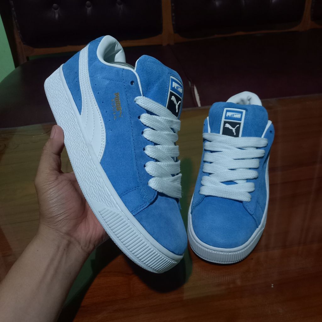 PUMA SUEDE XL TEAM ROYAL BLUE SEPATU SNEAKERS SECOND BRANDED