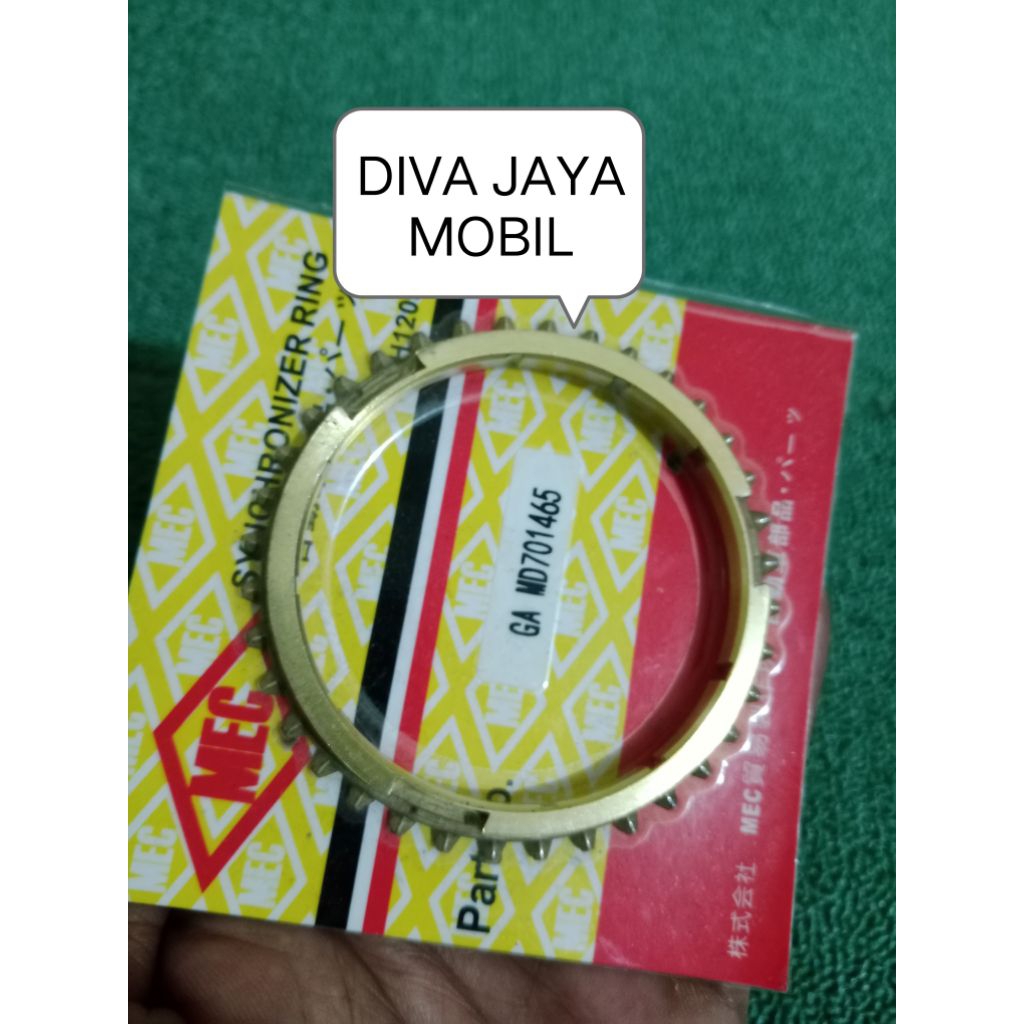GIGI KUNINGAN RING SYNCRONIZER MD701465 MOBIL MITSUBISHI COLT 120 L300 DIESEL