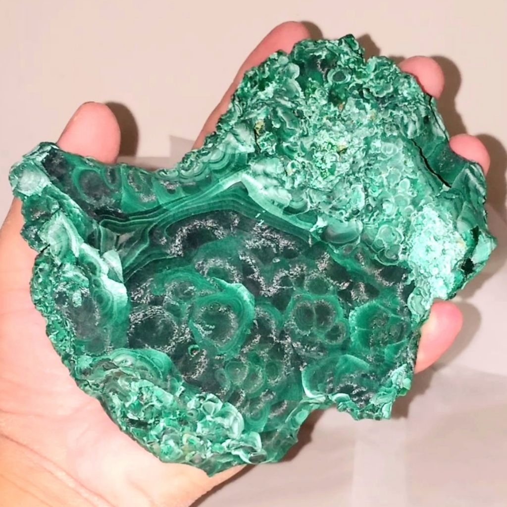 Bahan Batu Bulu Merak Malachite 3D Bos Ku..