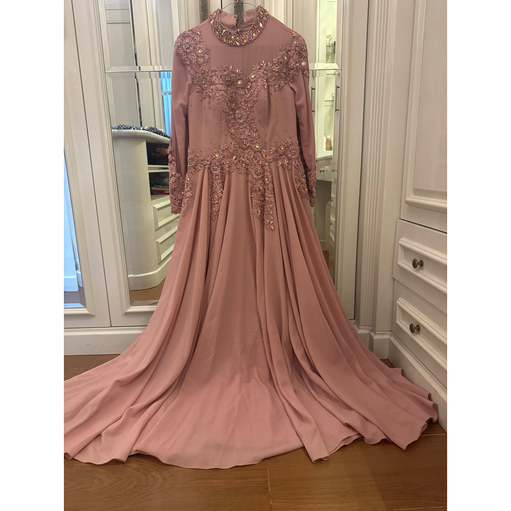 Baju pesta full payet mewah
