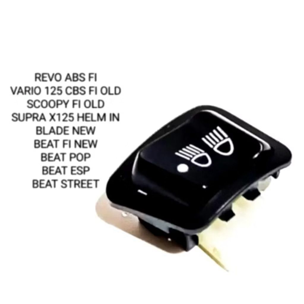 (BISA COD)Saklar Dim 3 Fungsi ON/OFF Universal Motor Honda Yamaha | Tombol Lampu Variasi