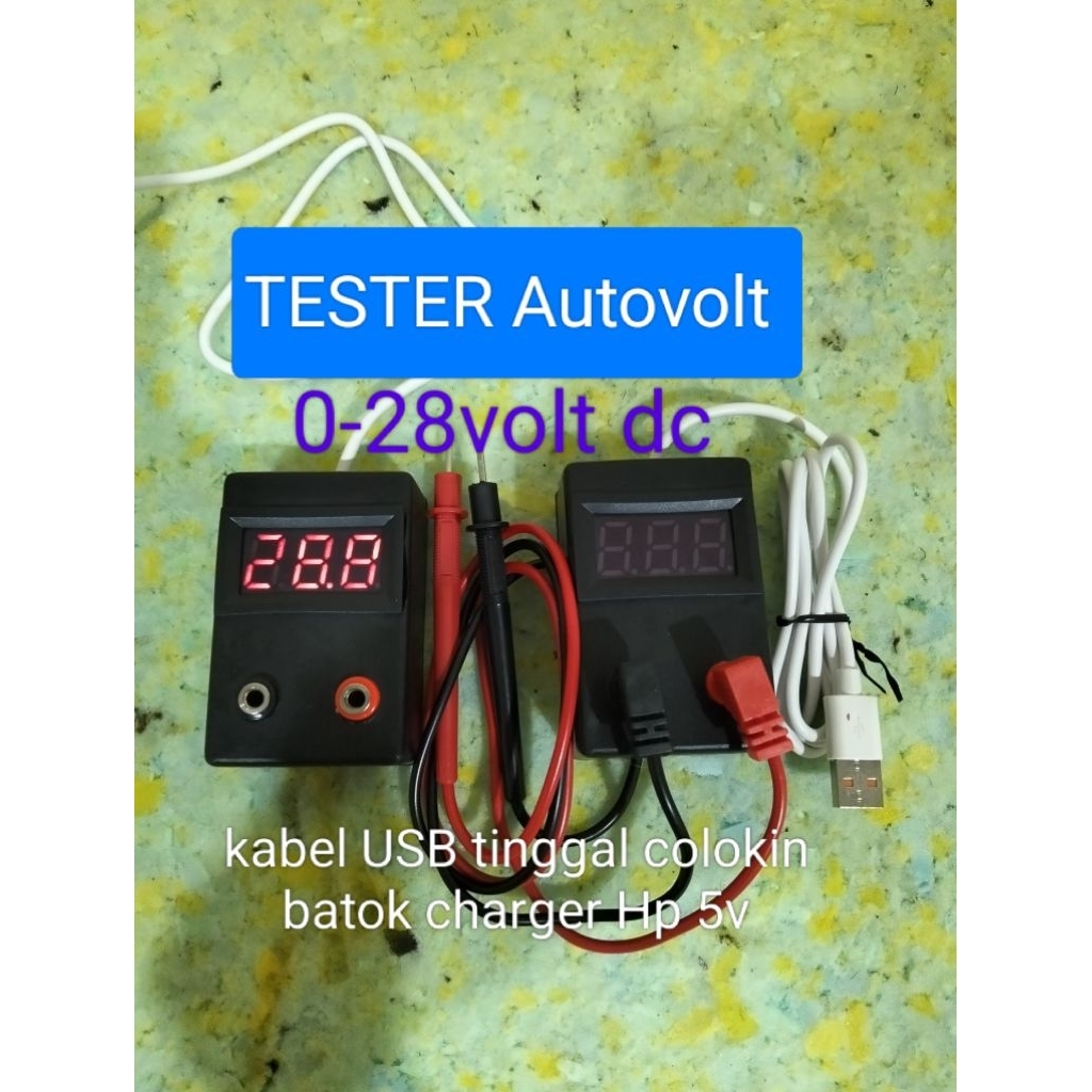 Tester LED Auto Volt Alat Tes Backlight TV Lampu LED 0-28 Volt DC dengan Kabel USB