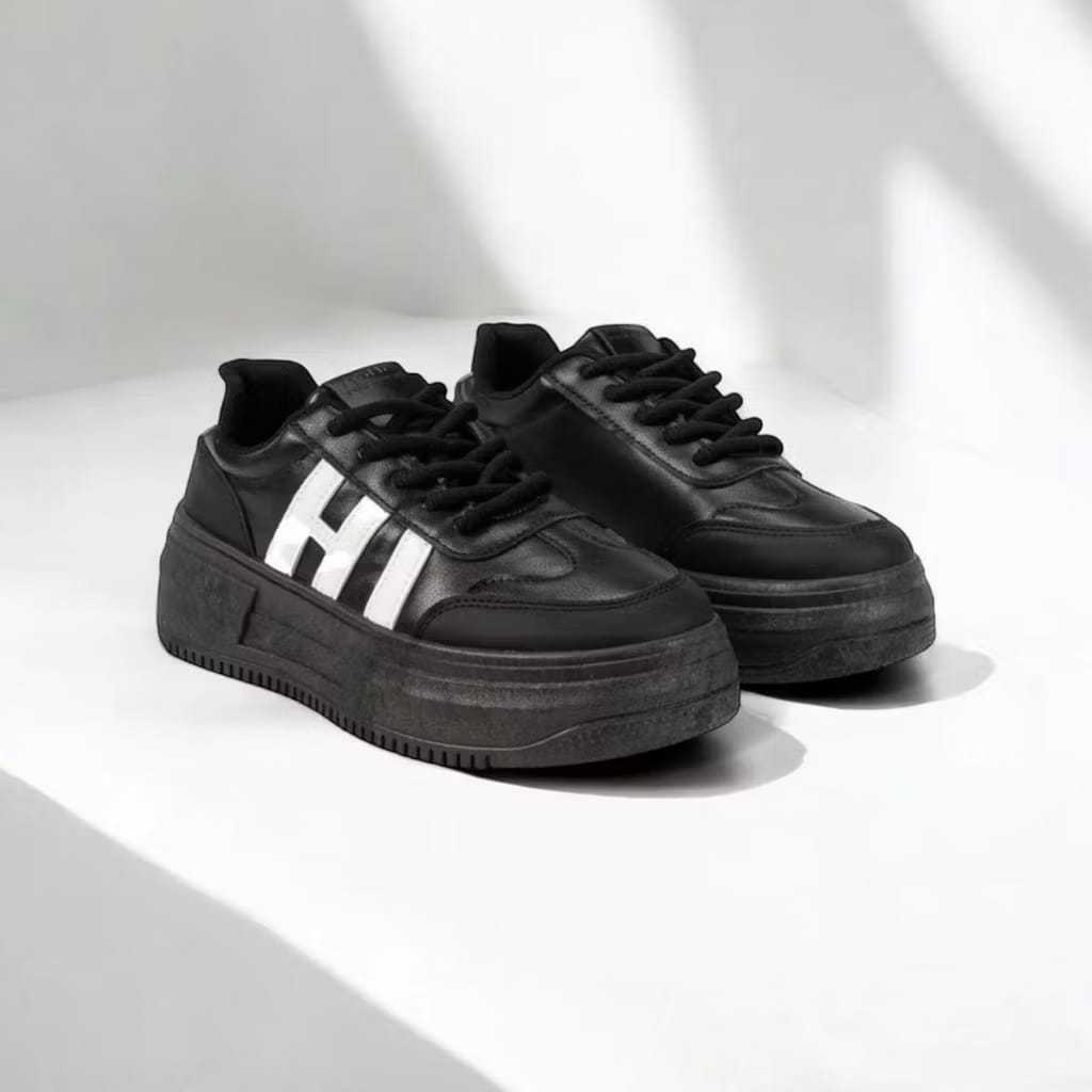 SEPATU wanita sneakers sepatu korean style sepatu hitam wanita olahraga