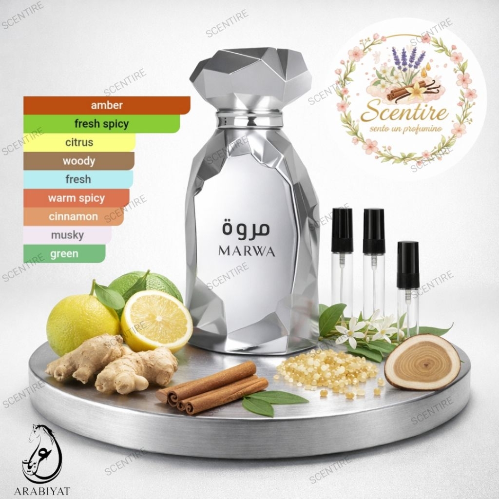 Decant | Travel size | Tester Arabiyat Prestige Marwa 2 mL-10 mL Share in jar