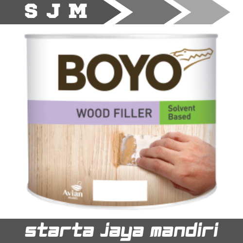 Plamir Kayu Boyo Wood Filler 1 Kg Dempul Kayu Instan