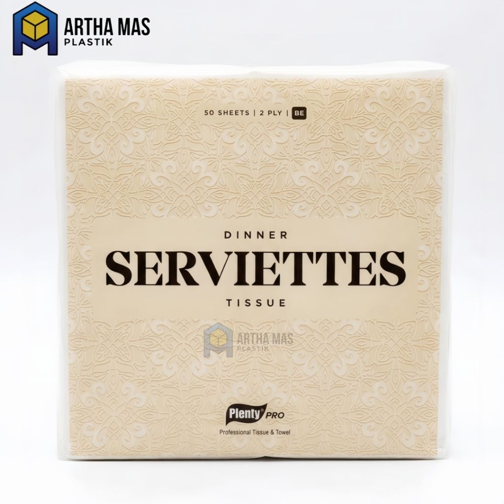 Tissue Dinner PLENTY PUTIH - Tisu Napkin 50s