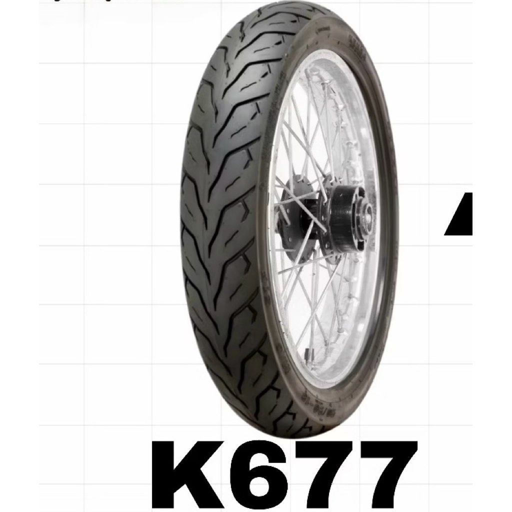 BAN LUAR MOTOR TUBELESS KENDA K-677 110/80-14 RING 14