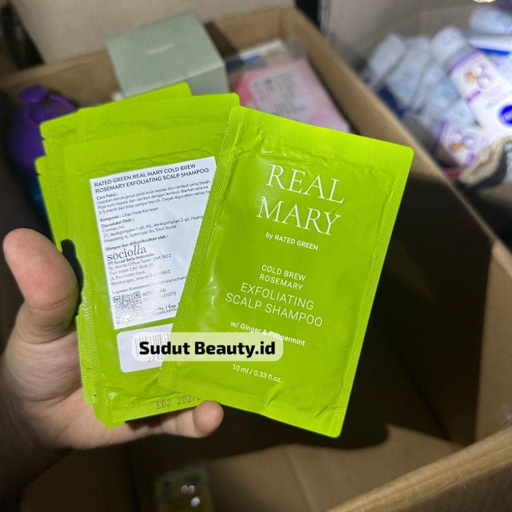RATED GREEN Real Mary Exfoliating Scalp Shampoo 10ml