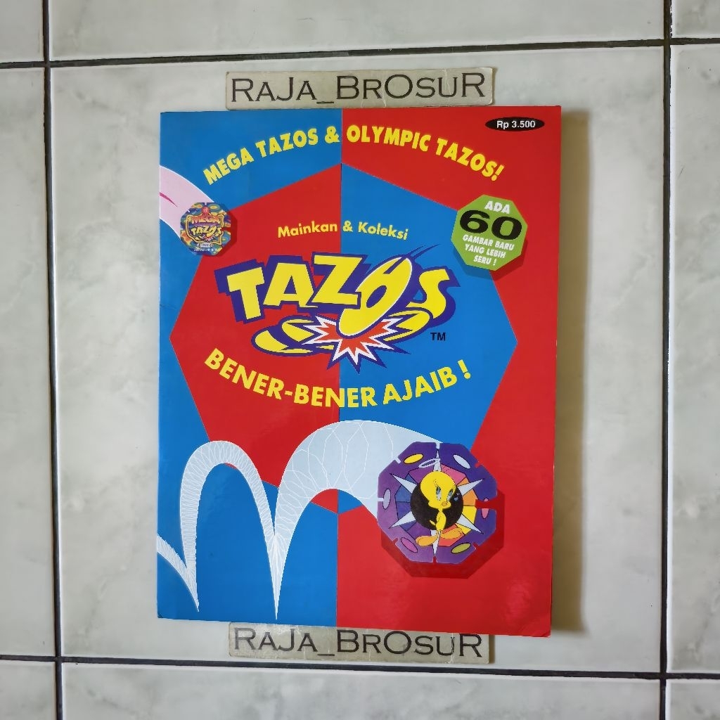 Tazos Tajos Tazoz Looney Tunes Mega Tazos Tiga Bintang Bintang 3 Olympic Tazos Empat Bintang Bintang