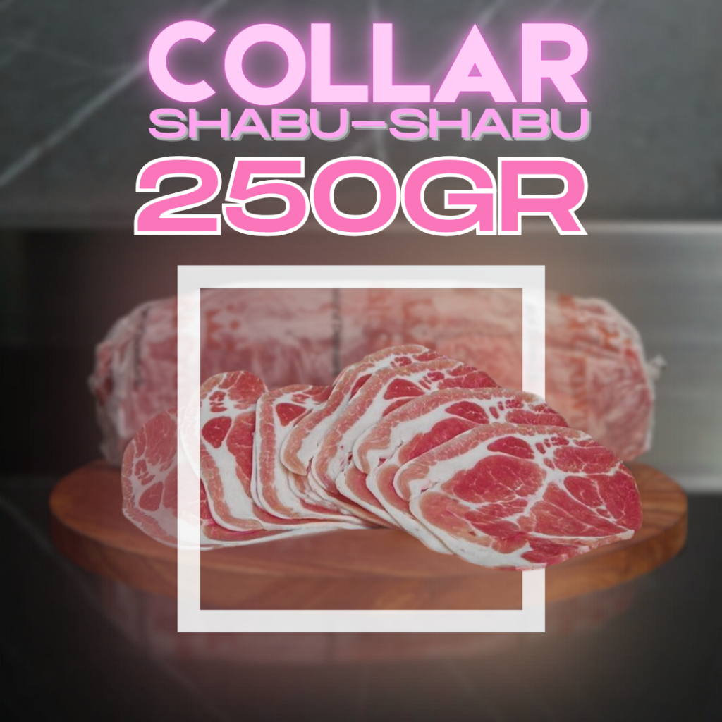 Kapsim (Pork Collar) Shabu-Shabu Slice - Import 250G (Frozen