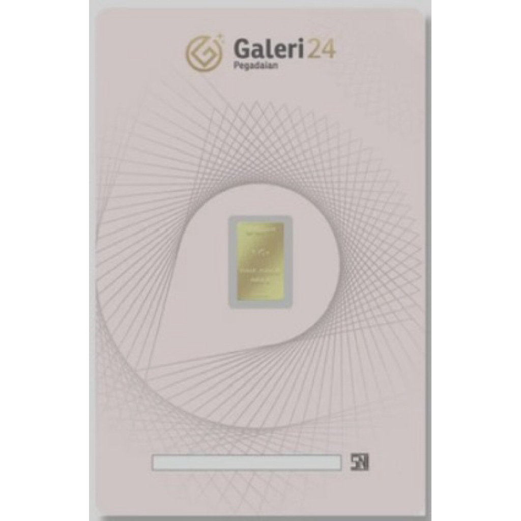 Emas batangan 1 gram galeri 24