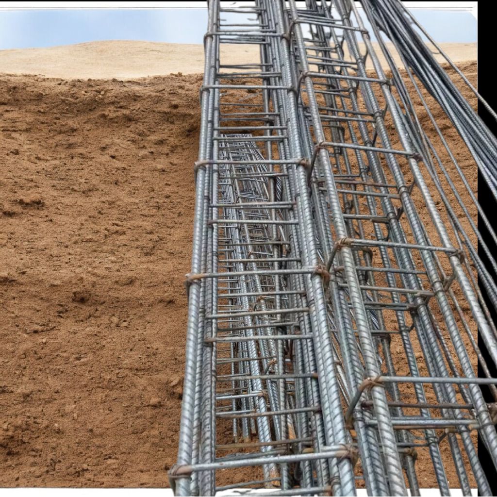 Ecoliving_ Besi Tiang/Slop Tiang Cor 10Mm Ulir Siap Pasang Sudah Di Rakit