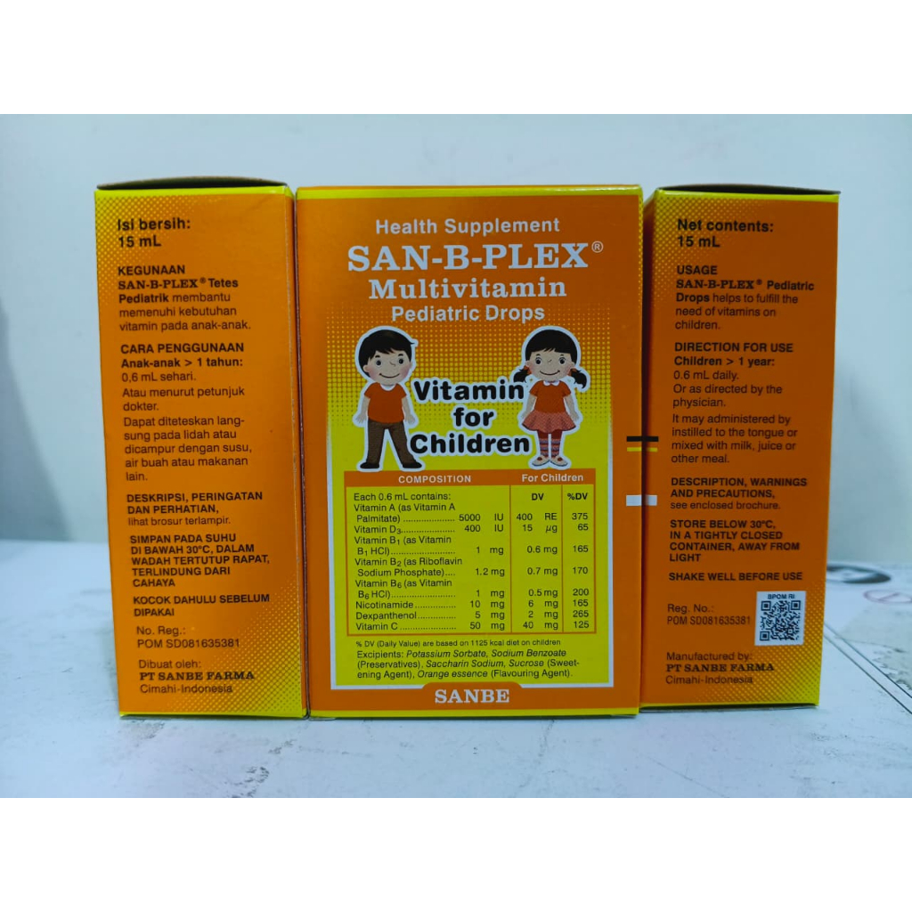 San-B-Plex Drops 15Ml