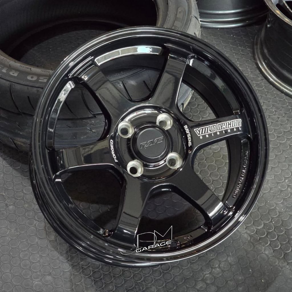 velg te37 sonic r15 lebar 7 pcd 4x100 ET 38 velg mobil ring 15 velg racing agya ayla swift fronx bri