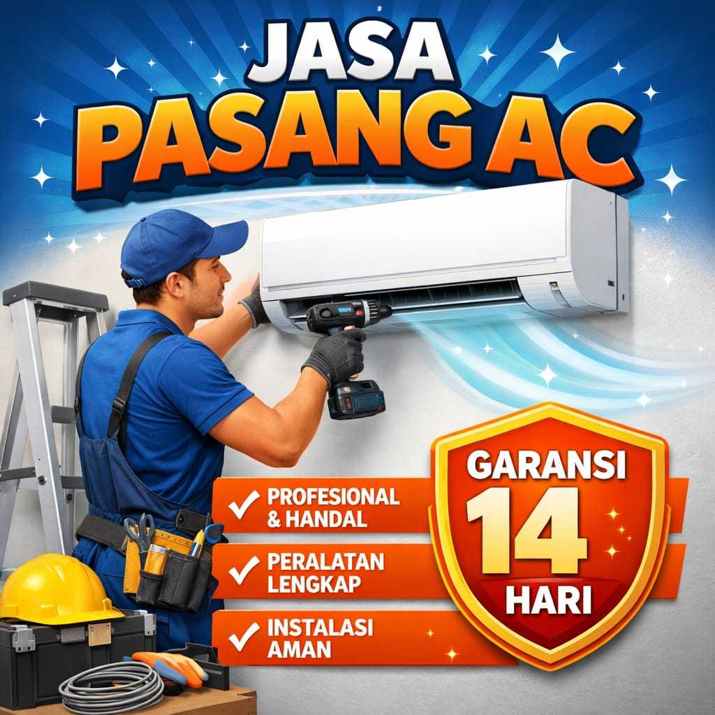 JASA PASANG AC BARU MAUPUN BEKAS PINDAH & PASANG AC LAMA BERGARANSI