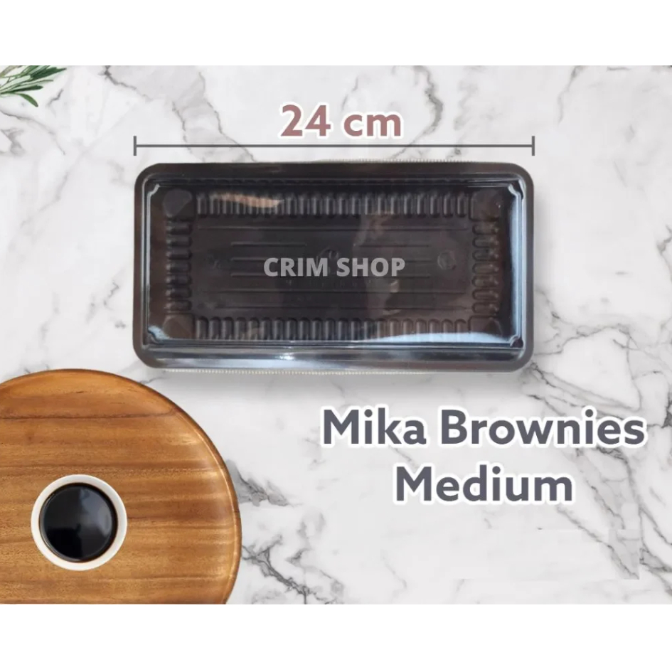 (20 PCS) Mika Brownies M / Brownies Sedang / Tray Brownies Sedang / Mika Kue M