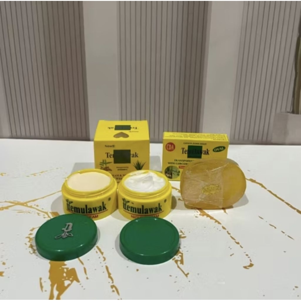 Bpom  - Paket Cream Temulawak 3in1 (Cream + Sabun Tm)