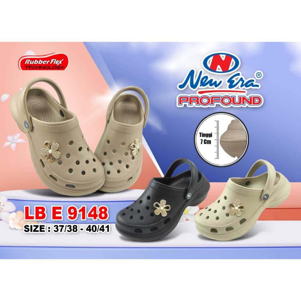 New era LB E 9048 Sandal bakpao Remaja/Dewasa - Ringan, Nyaman, Mudah Dibersihkan