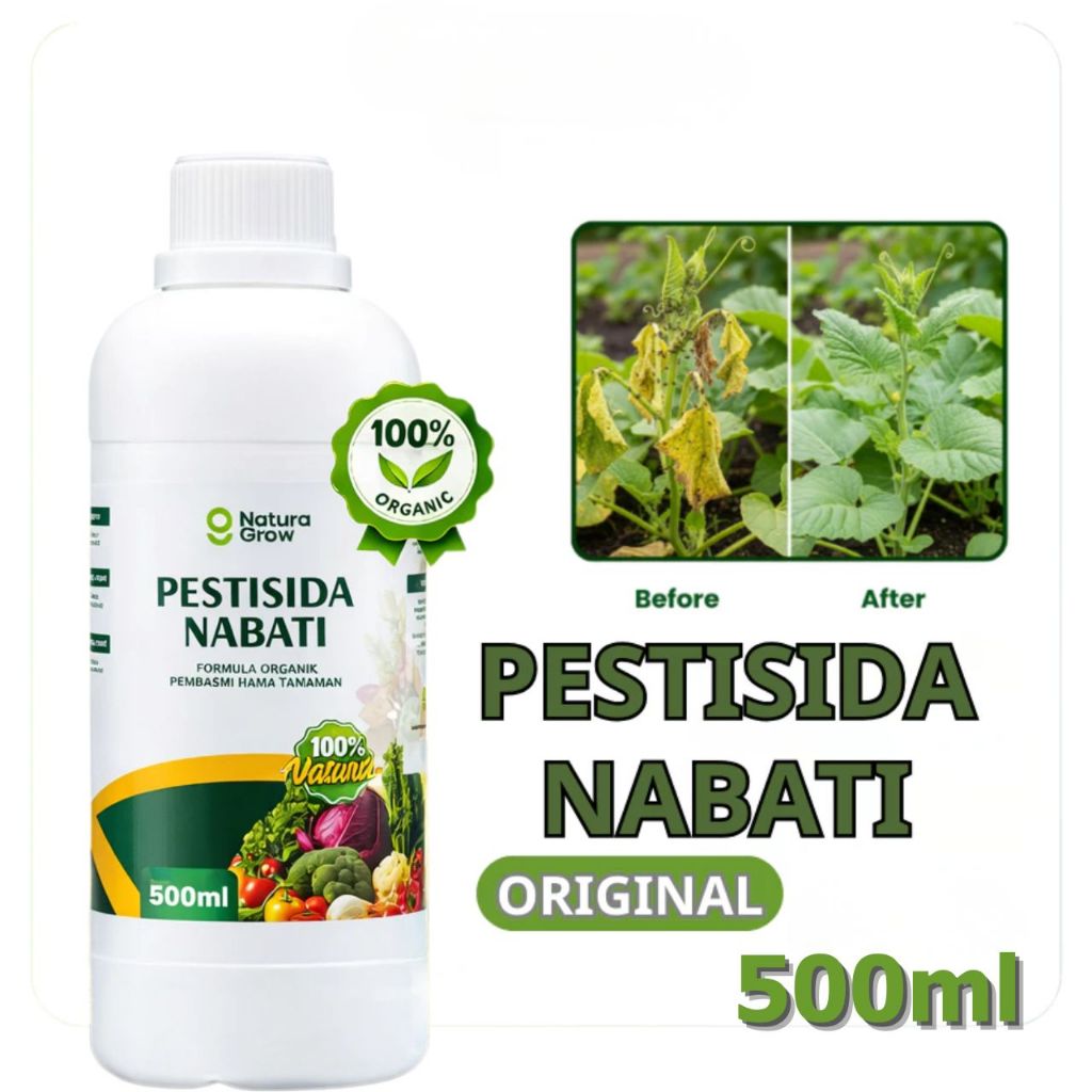 Pestisida Nabati Tanaman Cabe Naturagrow 500ml untuk Mengendalikan Hama dan Ulat Tanaman Cabe Organi