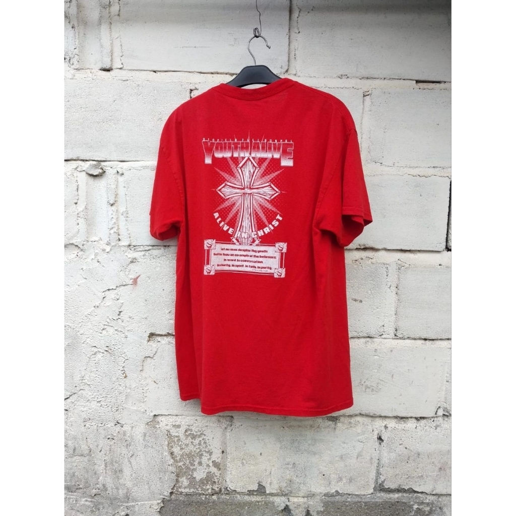 kaos gospel kristen salib bekas second preloved gildan