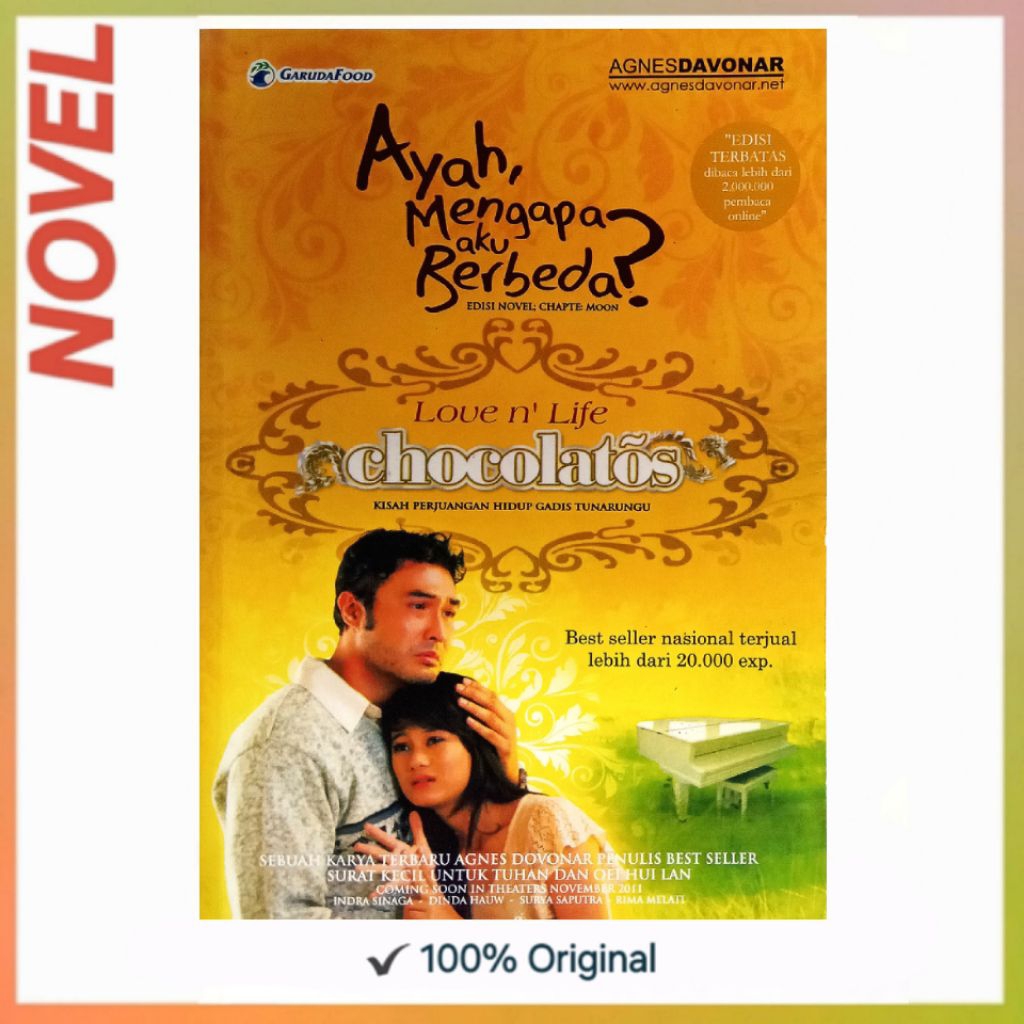 Ayah, Mengapa Aku Berbeda? - Agnes Davonar novel preloved