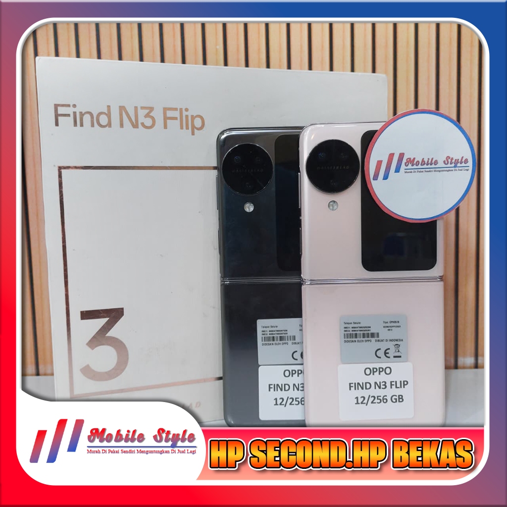 Oppo Find N3 Flip Ram 12 Rom 256GB Second Mobile Style Store
