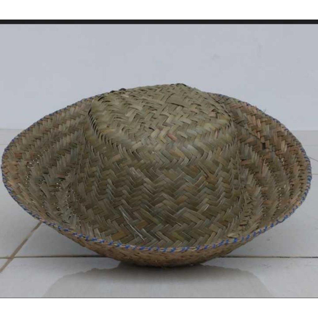 Topi caping petani dan nelayan anyaman pandan asli sumenep