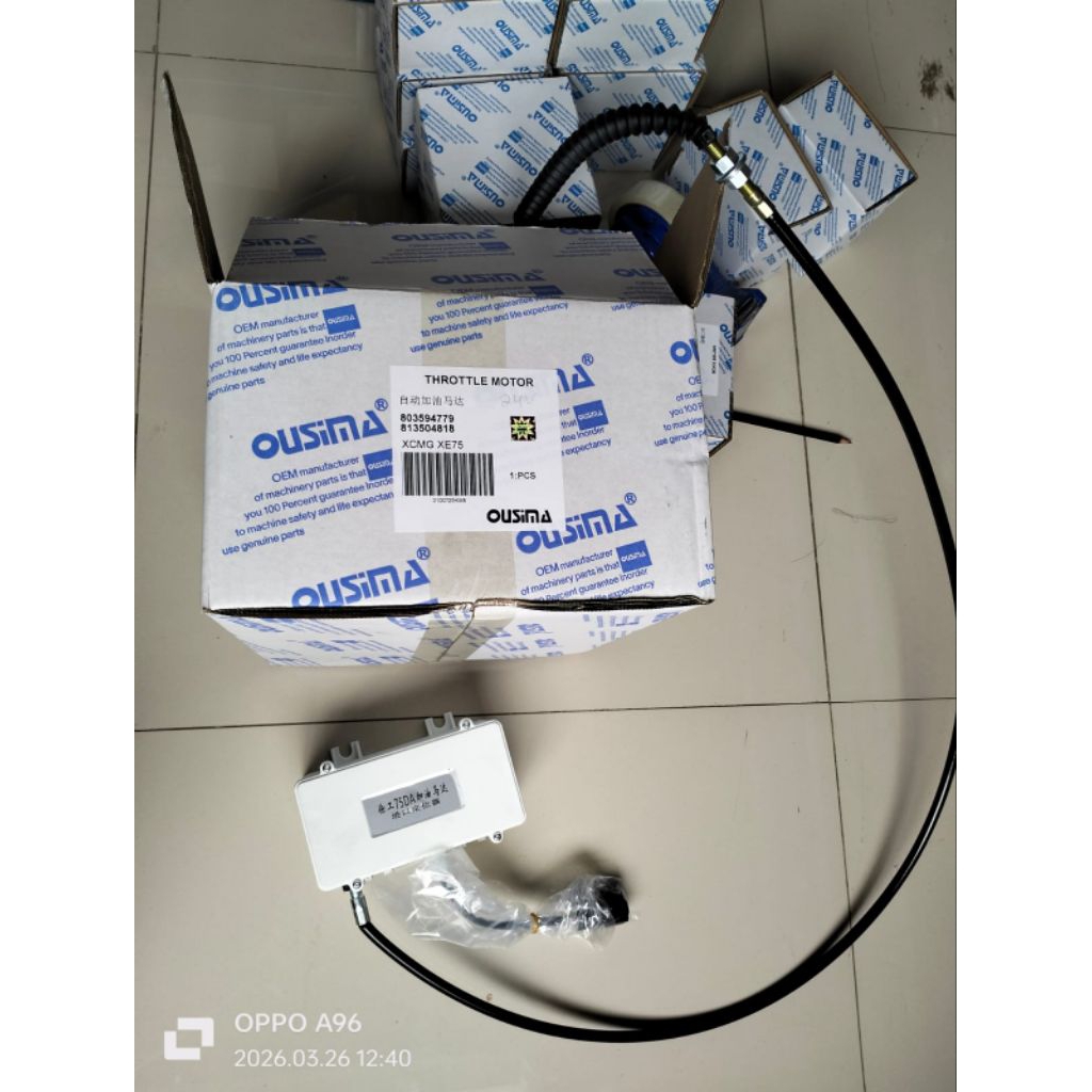 MOTOR GAS XCMG XE75 XE75DA XE75GA TROTTLE MOTOR XCMG XE75 XE75DA XE75GA