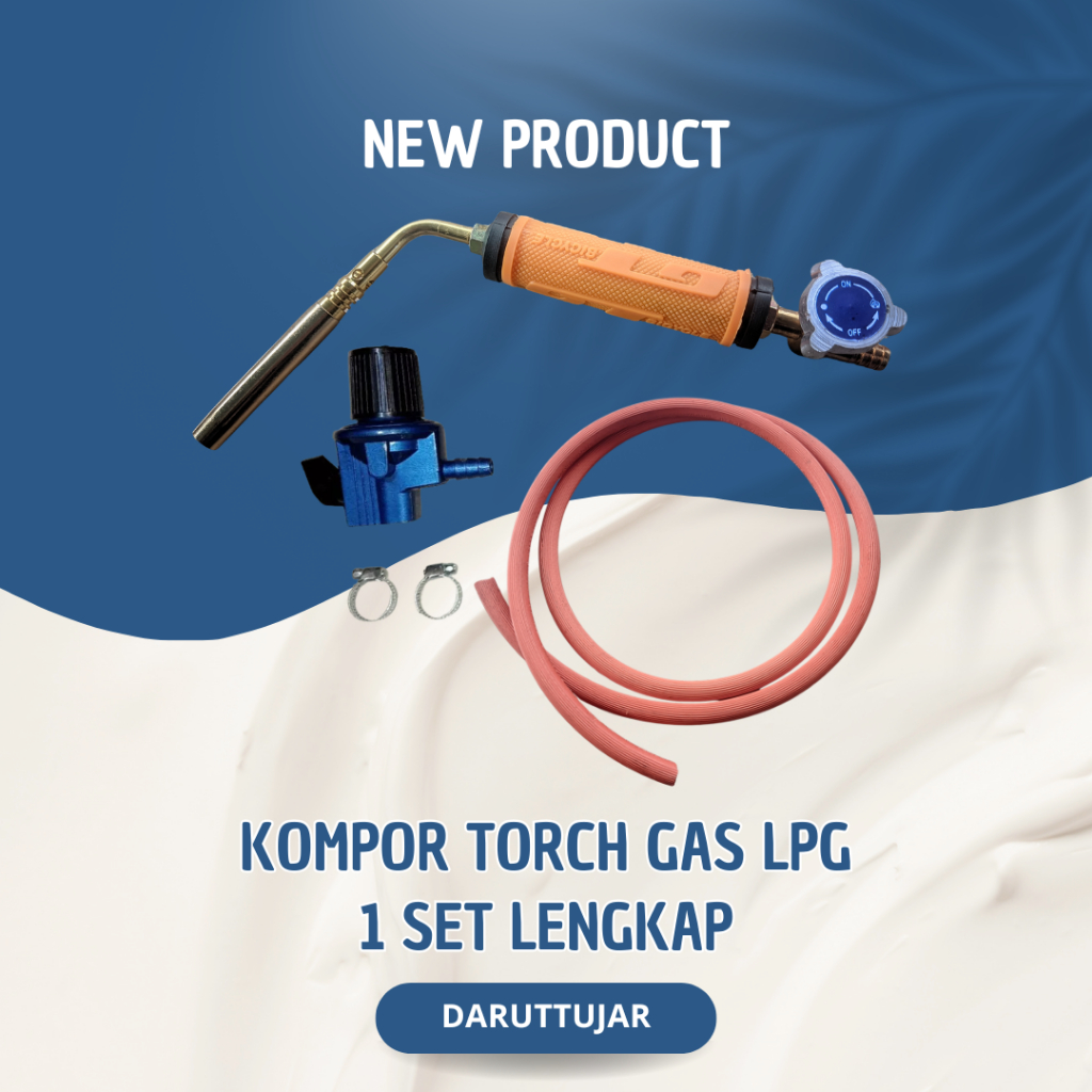 Kompor Torch bahan bakar Gas LPG (1 set lengkap)