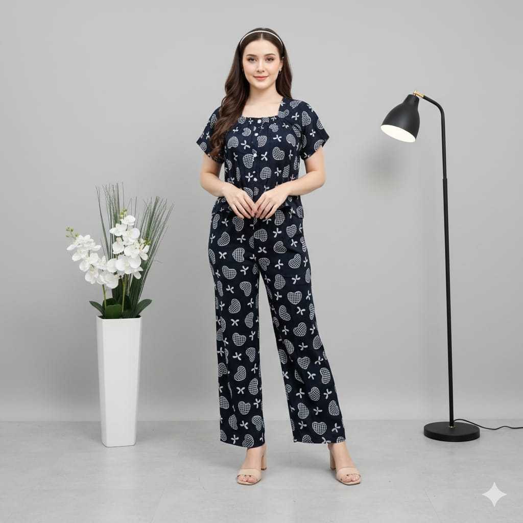 Setelan Crinkle Celana Panjang One Set Crop Crinkle Wanita Terbaru