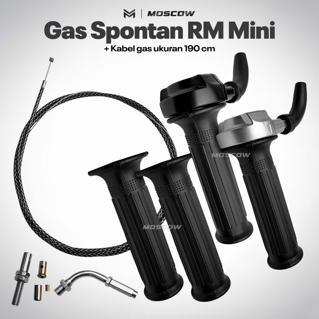 GAS SPONTAN RM MINI THAILAND HANDLE GAS MOTOR SELONGSONG GAS KONTAN SLONSONG + TALI KABEL GAS SERAT 