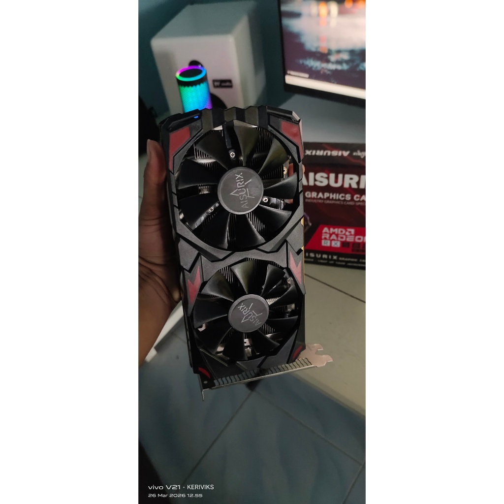 VGA / GPU RX 580 AISURIX VRAM 8GB 256Bit 2048SP