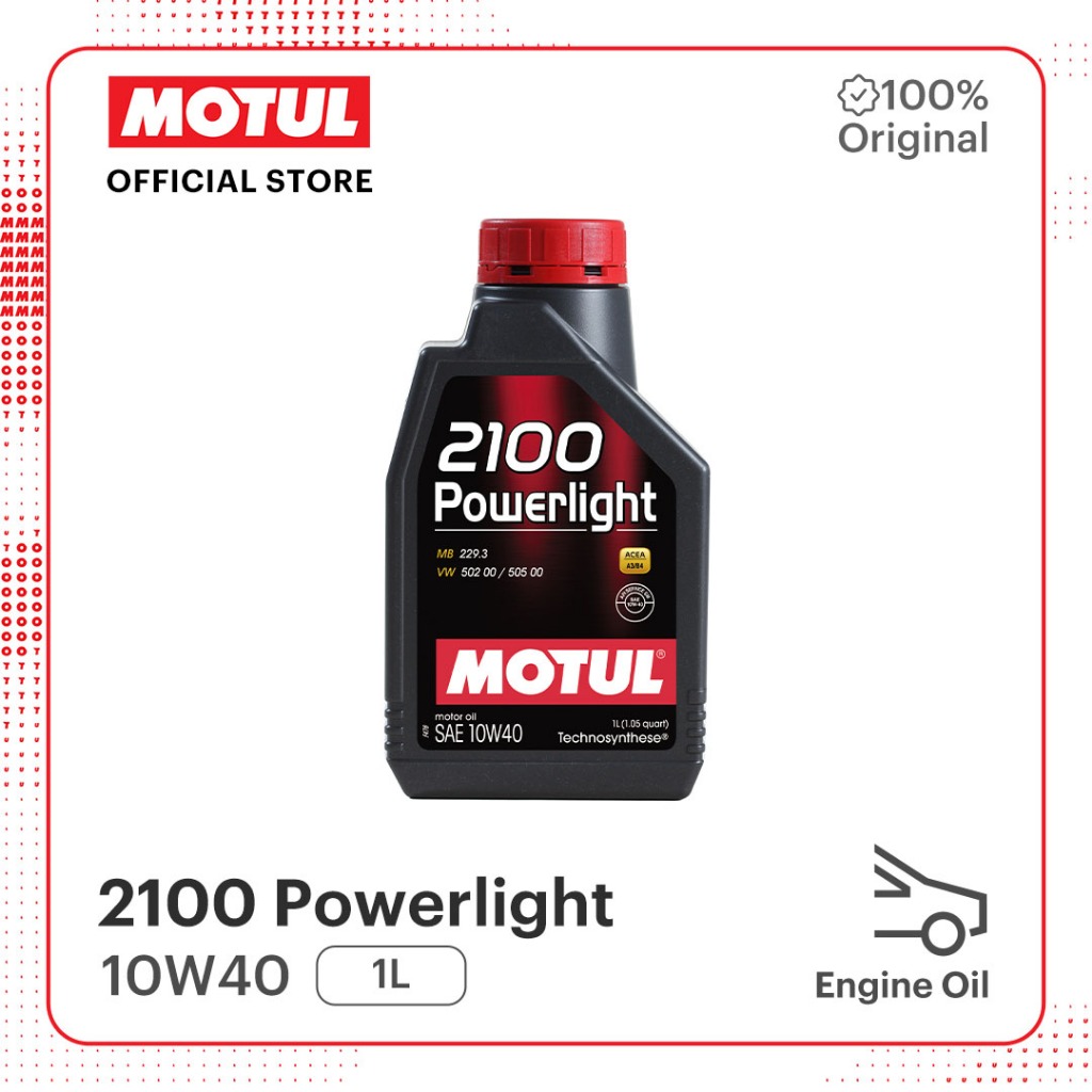Oli Mobil Motul 2100 POWERLIGHT 10W40 1L
