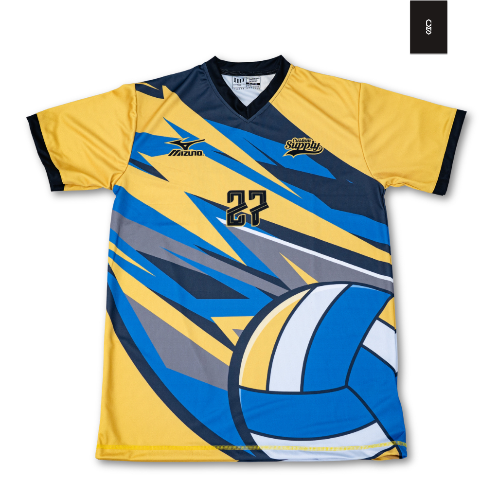 KAOS JERSEY CSRZ26 GOLD RICG Jersey Voli Desain Keren Custom Nama Nomor /Dryfit Sport/PRINTING/VOLI/