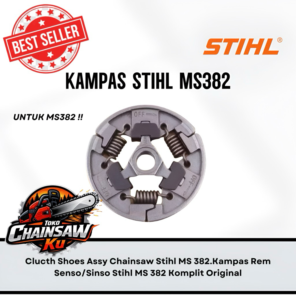Kampas Kopling STIHL Senso Chainsaw MS 382 Original Asli BISA COD
