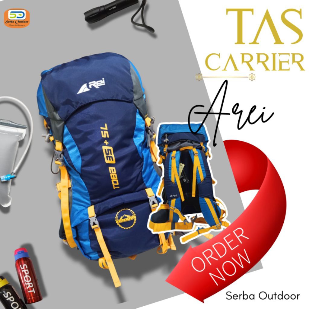 Tas Carrier/Tas Outdoor Rei Toba Kapasitas 40L