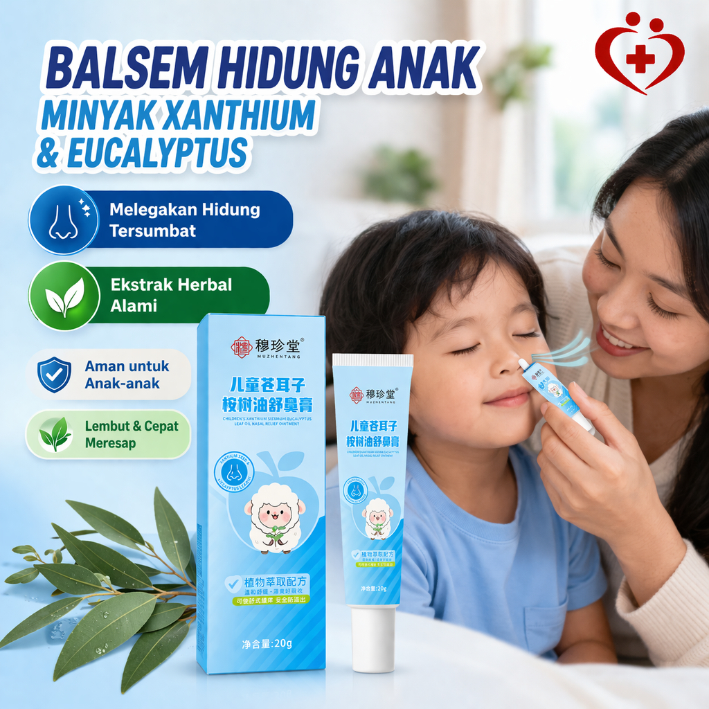 OOUWA Atasi Hidung Tersumbat 5 Menit | Gel Dekongestan Hidung Alami | Ekstrak Kayu Putih & Mint Hala
