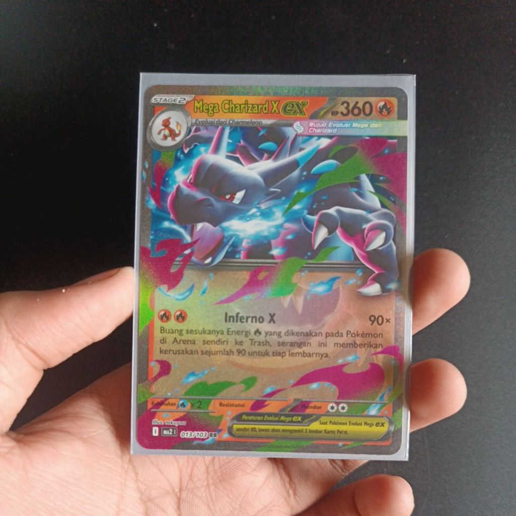 kartu pokemon Mega Charizard EX RR