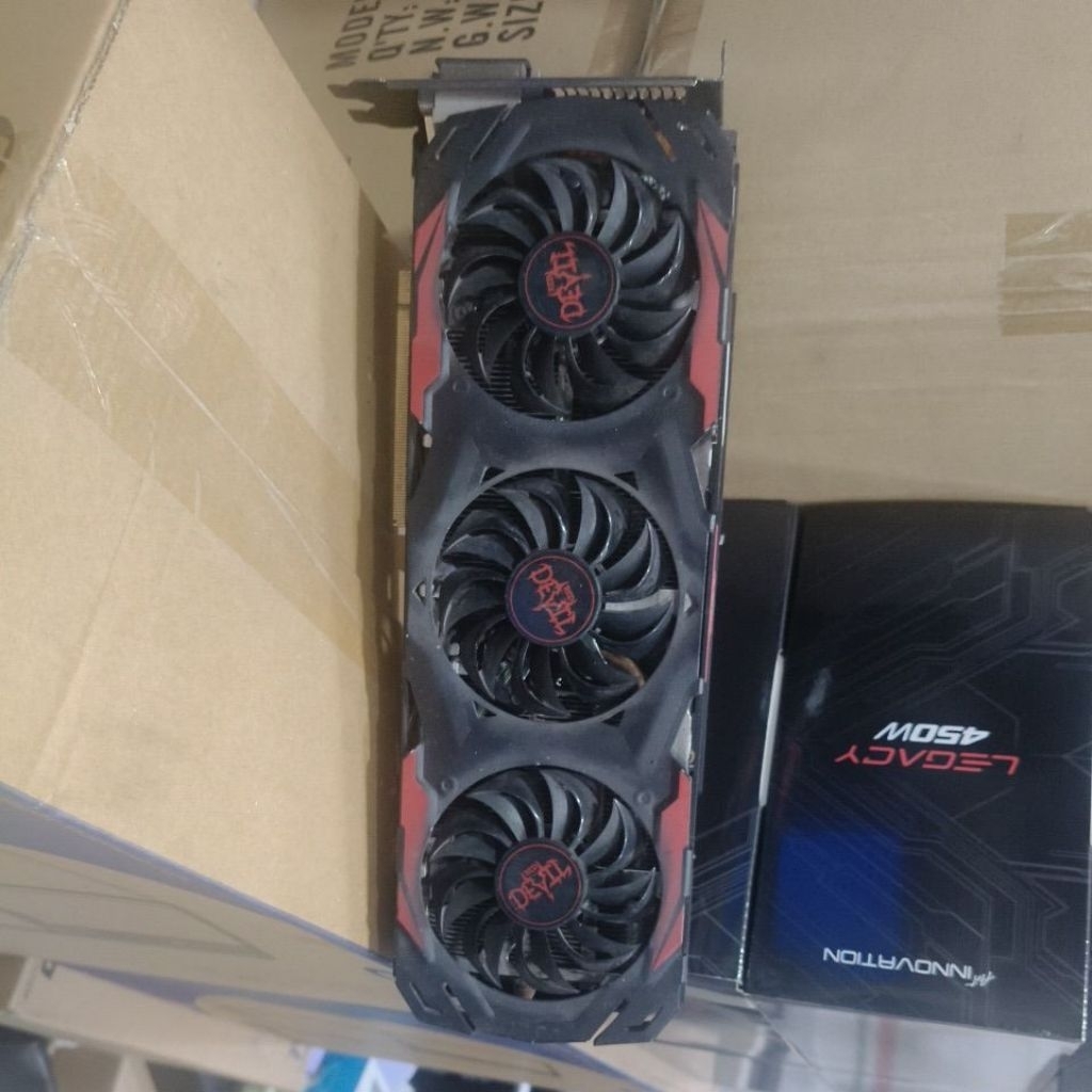 vga RX 570 4gb kondisi mati total
