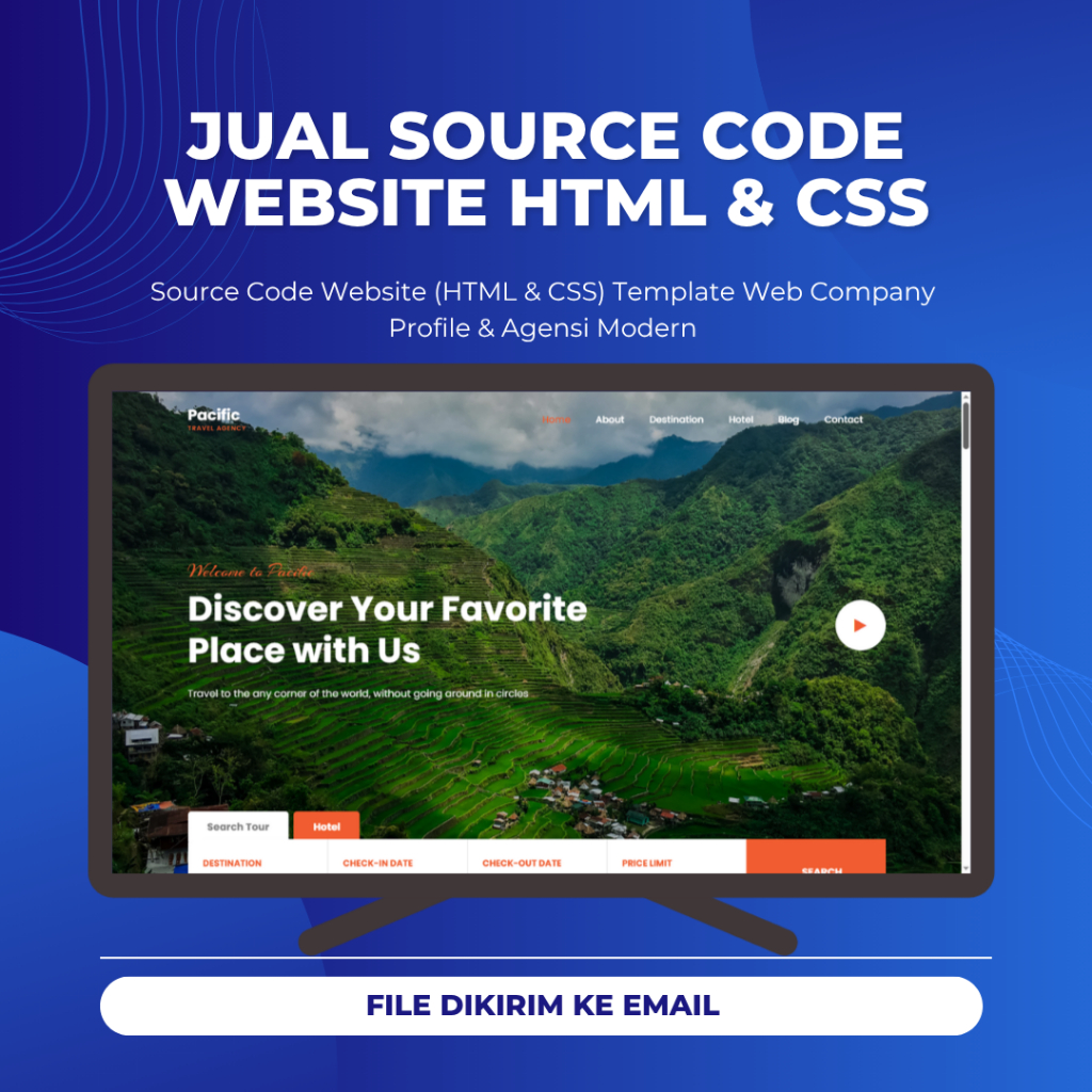 Source Code Website Company Profile & Agensi Modern HTML CSS Template Responsive Siap Pakai