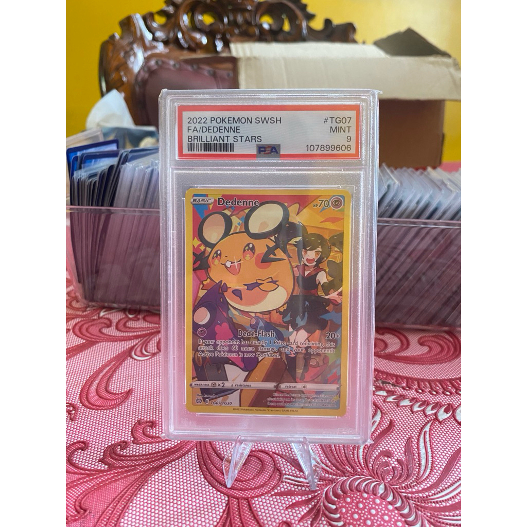 Kartu pokemon GRADING PSA 9 Dedenne