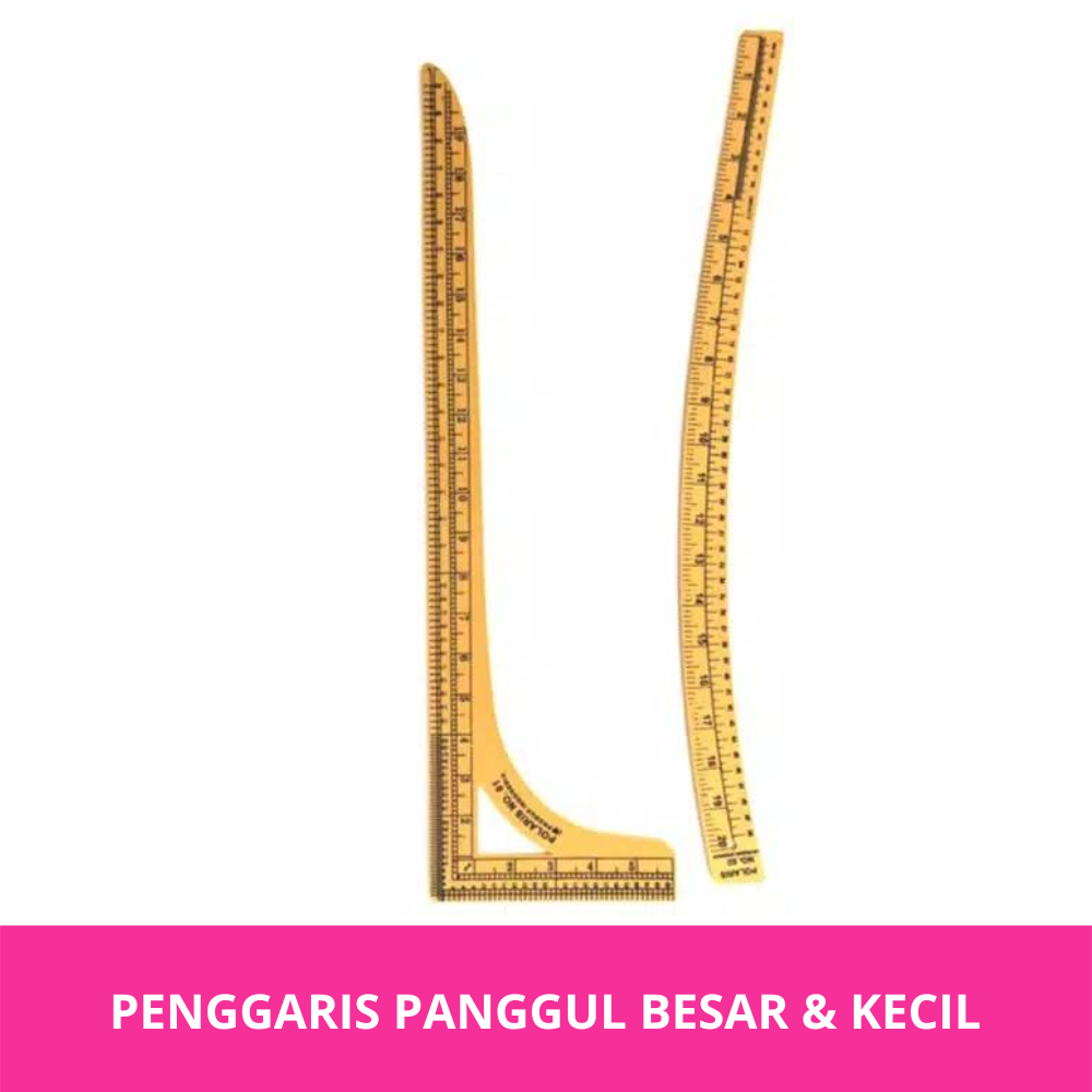 Penggaris Panggul Penggaris Siku Penggaris Pola Besar Kecil Jahit