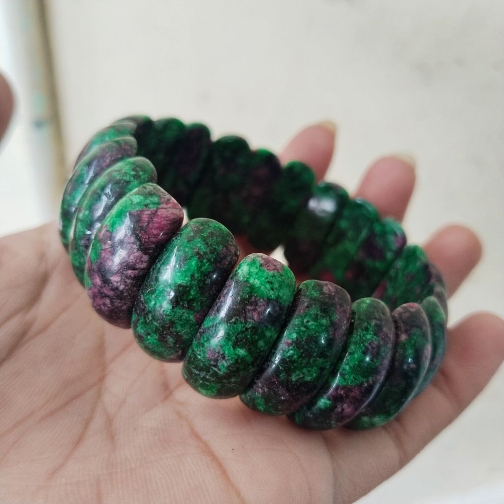 Gelang Batu Ruby Zoisite