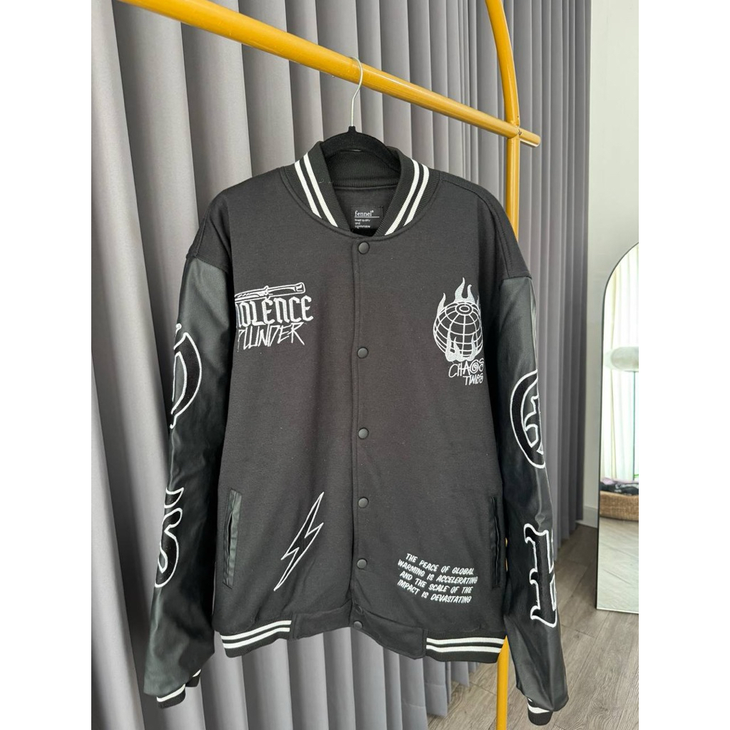 Preloved FENNEL varsity jacket